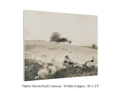 Shepherdess | P397 - Single Art Prints - Piccolo Fiore Prints