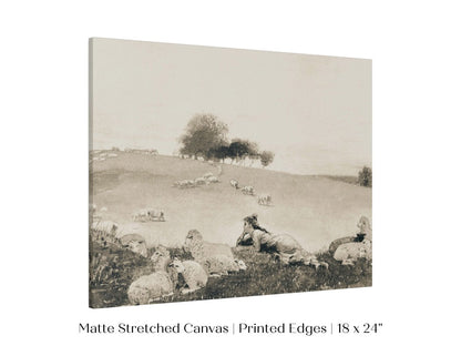 Shepherdess | P397 - Single Art Prints - Piccolo Fiore Prints