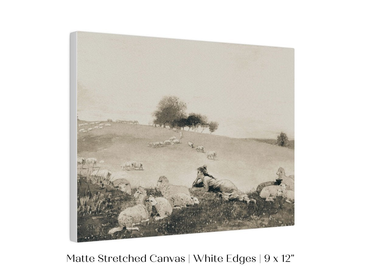 Shepherdess | P397 - Single Art Prints - Piccolo Fiore Prints
