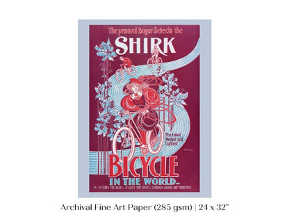 Shirk Bicycles | P698 - Single Art Prints - Piccolo Fiore Prints