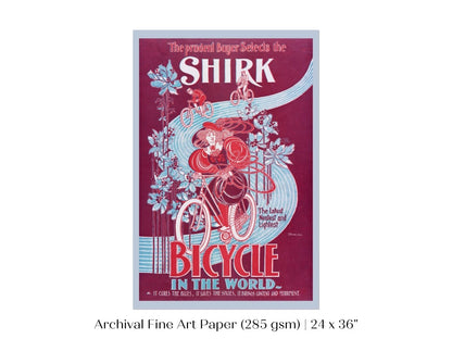 Shirk Bicycles | P698 - Single Art Prints - Piccolo Fiore Prints
