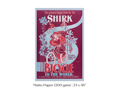 Shirk Bicycles | P698 - Single Art Prints - Piccolo Fiore Prints