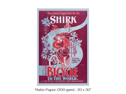 Shirk Bicycles | P698 - Single Art Prints - Piccolo Fiore Prints