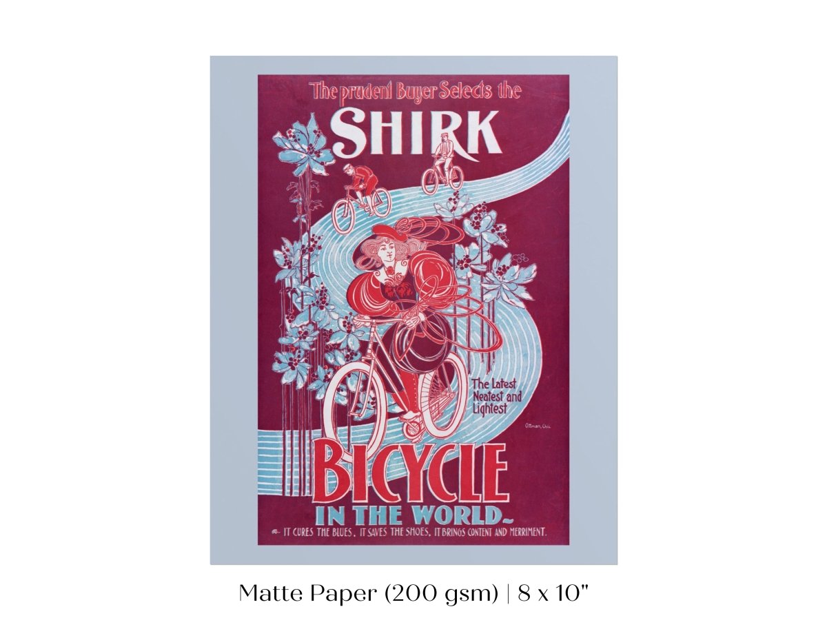 Shirk Bicycles | P698 - Single Art Prints - Piccolo Fiore Prints