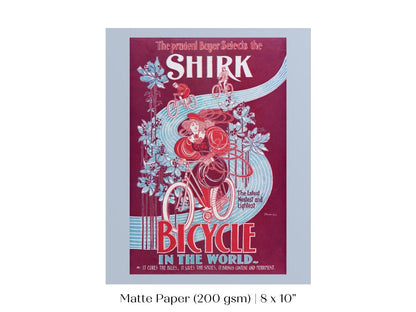 Shirk Bicycles | P698 - Single Art Prints - Piccolo Fiore Prints