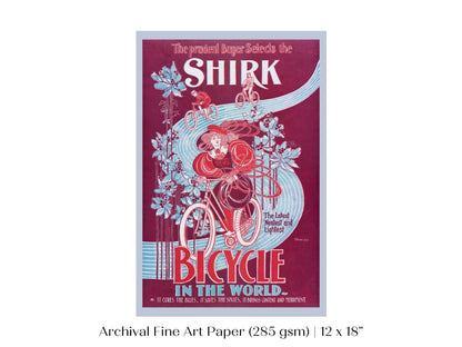 Shirk Bicycles | P698 - Single Art Prints - Piccolo Fiore Prints