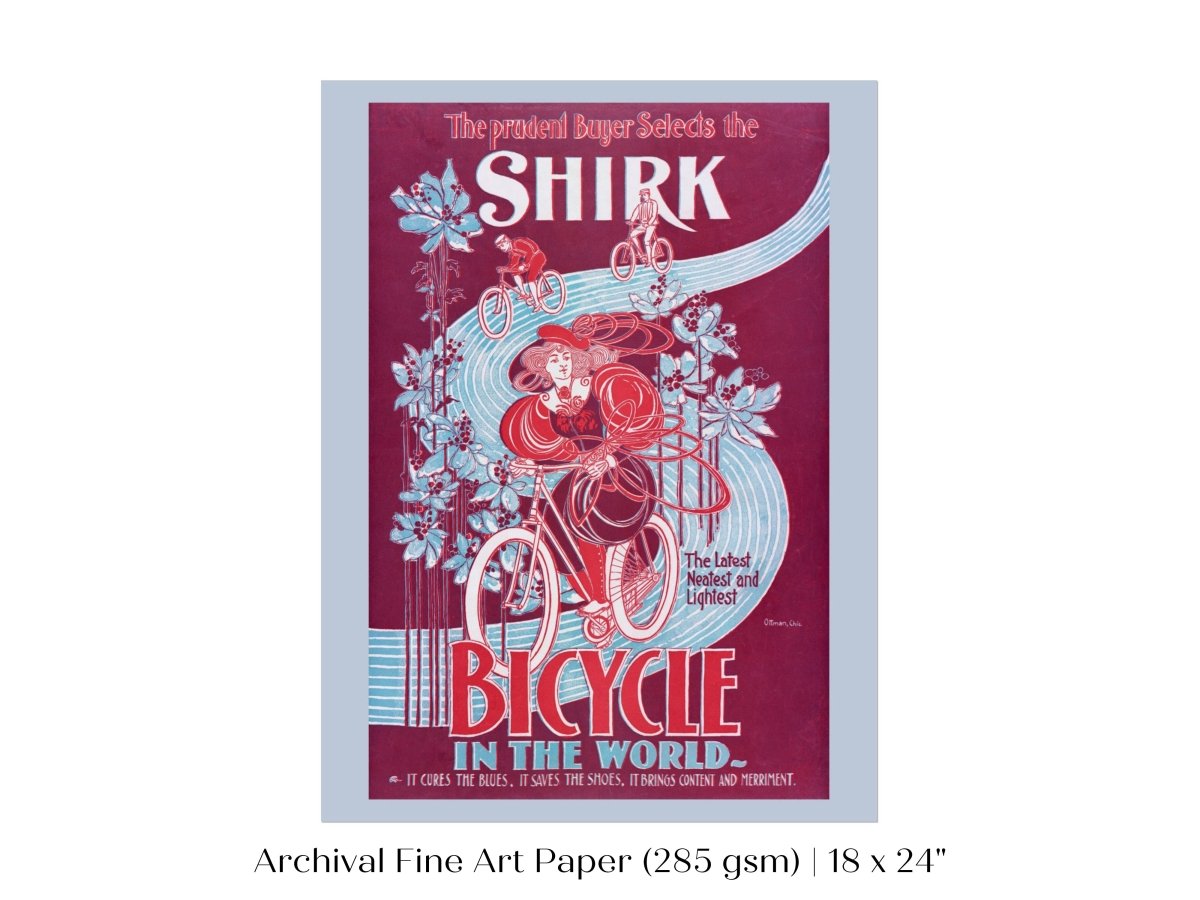 Shirk Bicycles | P698 - Single Art Prints - Piccolo Fiore Prints