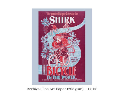 Shirk Bicycles | P698 - Single Art Prints - Piccolo Fiore Prints