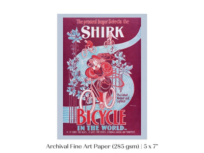 Shirk Bicycles | P698 - Single Art Prints - Piccolo Fiore Prints