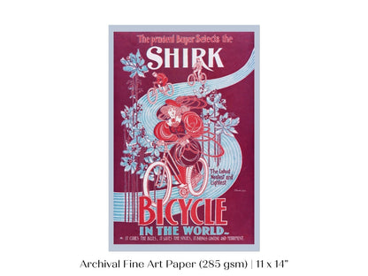 Shirk Bicycles | P698 - Single Art Prints - Piccolo Fiore Prints