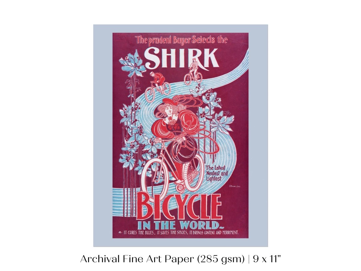 Shirk Bicycles | P698 - Single Art Prints - Piccolo Fiore Prints