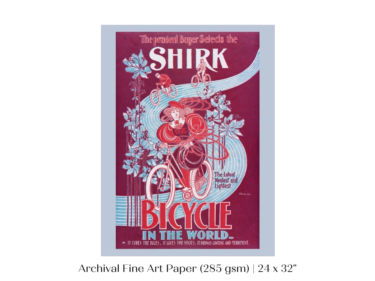 Shirk Bicycles | P698 - Single Art Prints - Piccolo Fiore Prints
