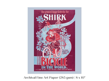 Shirk Bicycles | P698 - Single Art Prints - Piccolo Fiore Prints
