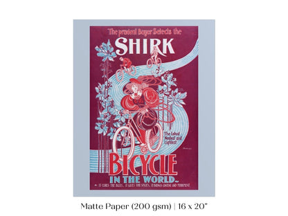 Shirk Bicycles | P698 - Single Art Prints - Piccolo Fiore Prints