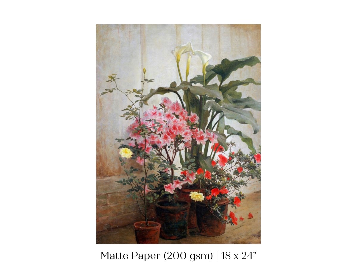 Side of a Greenhouse | P130 - Single Art Prints - Piccolo Fiore Prints