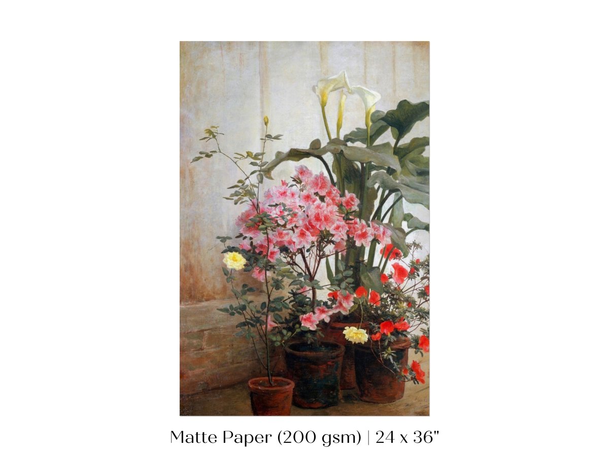 Side of a Greenhouse | P130 - Single Art Prints - Piccolo Fiore Prints