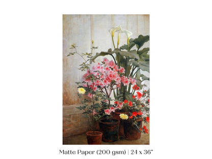 Side of a Greenhouse | P130 - Single Art Prints - Piccolo Fiore Prints