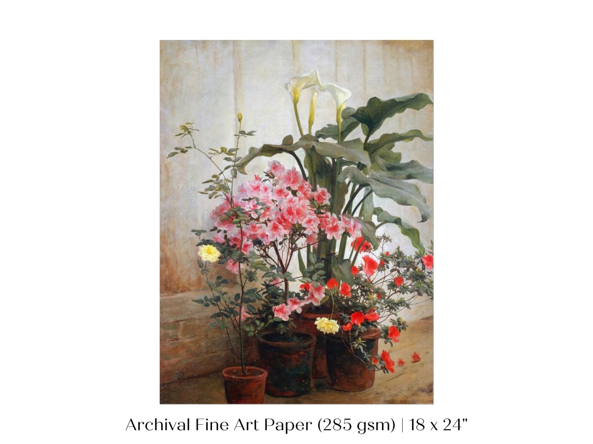 Side of a Greenhouse | P130 - Single Art Prints - Piccolo Fiore Prints