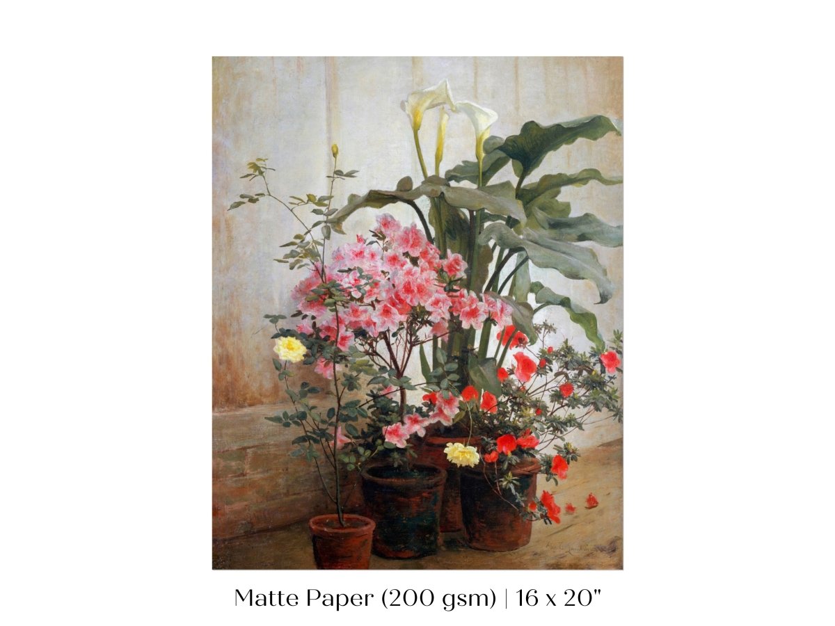 Side of a Greenhouse | P130 - Single Art Prints - Piccolo Fiore Prints