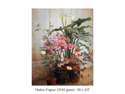 Side of a Greenhouse | P130 - Single Art Prints - Piccolo Fiore Prints