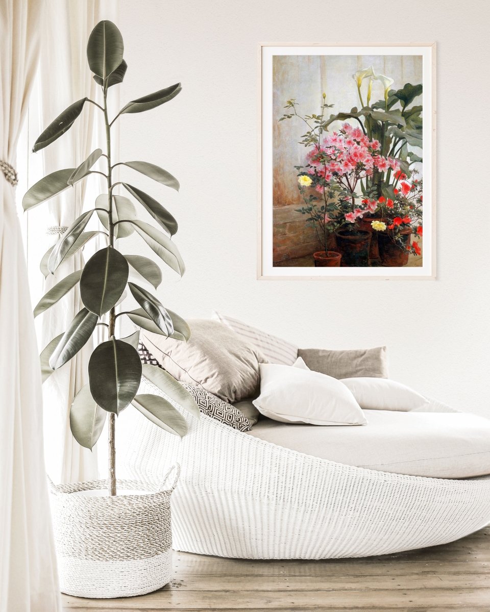 Side of a Greenhouse | P130 - Single Art Prints - Piccolo Fiore Prints