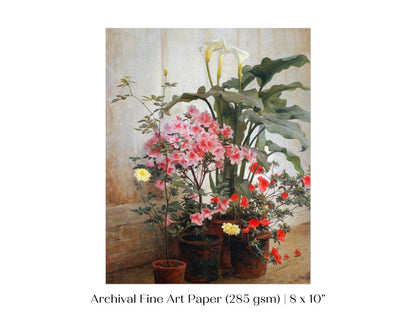 Side of a Greenhouse | P130 - Single Art Prints - Piccolo Fiore Prints