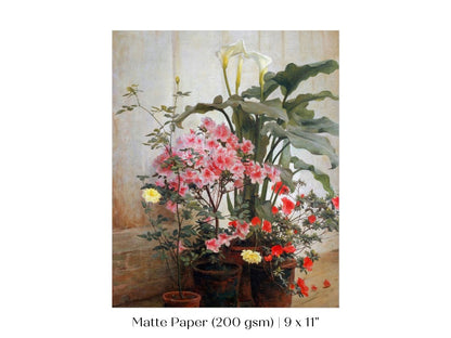 Side of a Greenhouse | P130 - Single Art Prints - Piccolo Fiore Prints