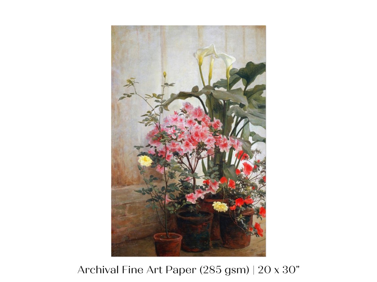 Side of a Greenhouse | P130 - Single Art Prints - Piccolo Fiore Prints