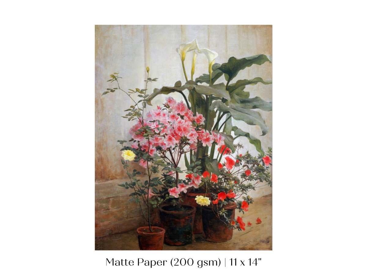 Side of a Greenhouse | P130 - Single Art Prints - Piccolo Fiore Prints