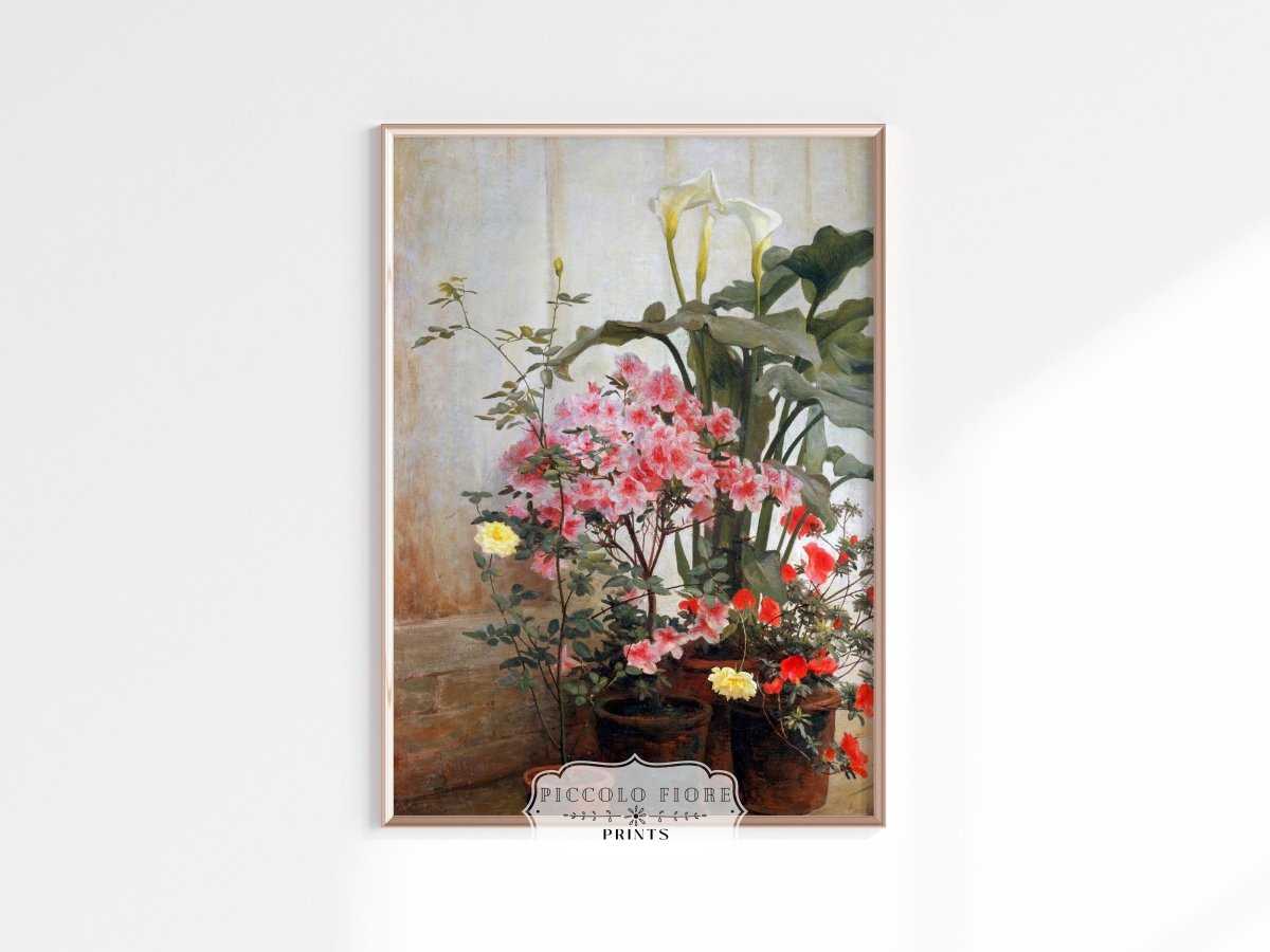 Side of a Greenhouse | P130 - Single Art Prints - Piccolo Fiore Prints