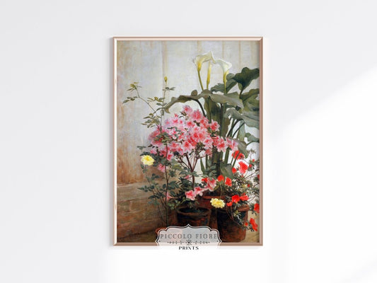 Side of a Greenhouse | P130 - Single Art Prints - Piccolo Fiore Prints