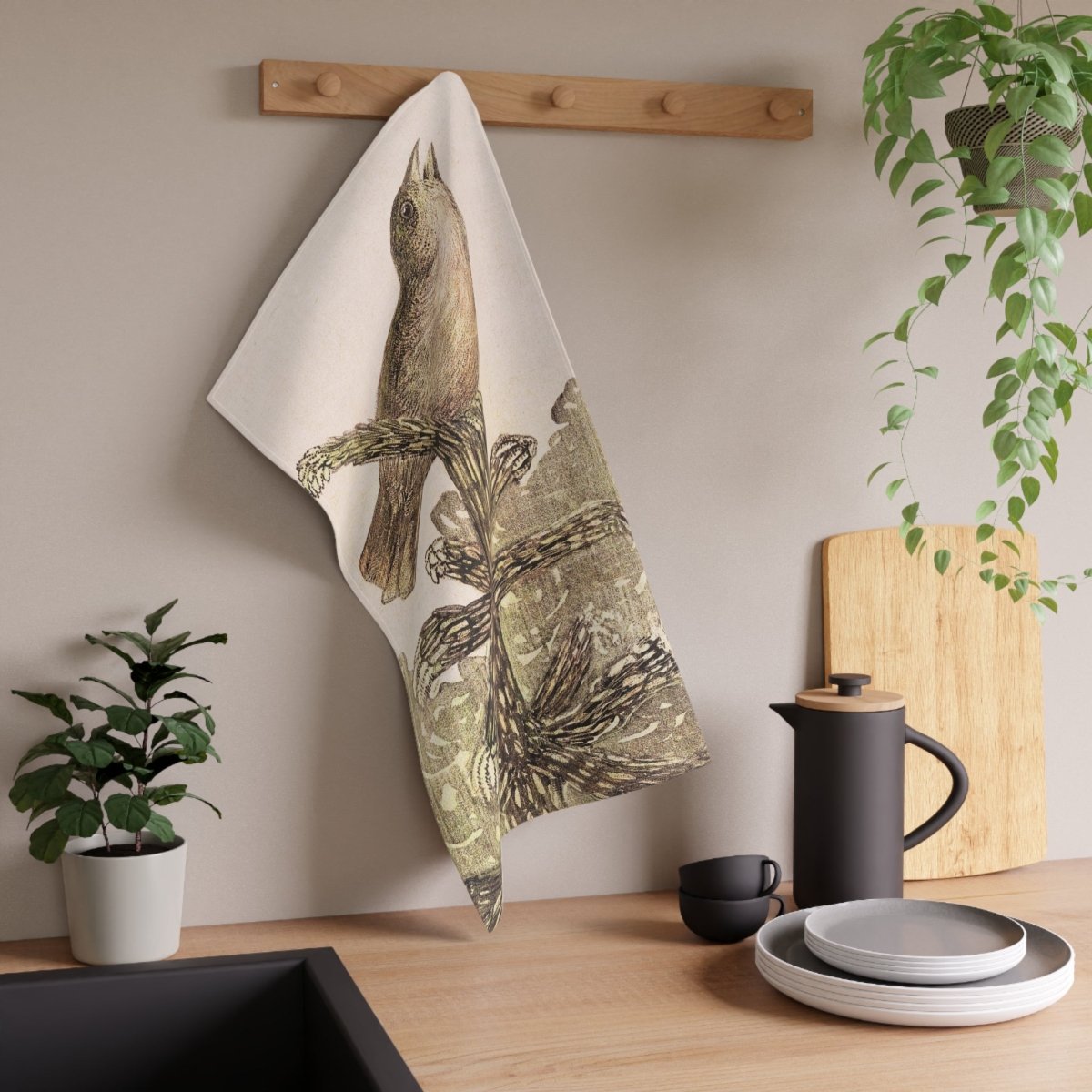 Singing Bird | Tea Towel - Tea Towel - Piccolo Fiore Prints
