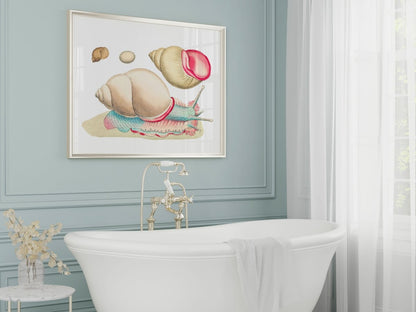 Snail Illustration | P56 - Single Art Prints - Piccolo Fiore Prints