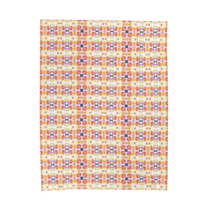 Spring Bloom Stripe | Minky Throw Blanket - Minky Throw Blanket - Piccolo Fiore Prints