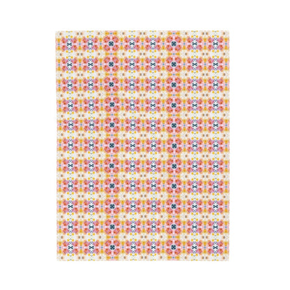 Spring Bloom Stripe | Minky Throw Blanket - Minky Throw Blanket - Piccolo Fiore Prints