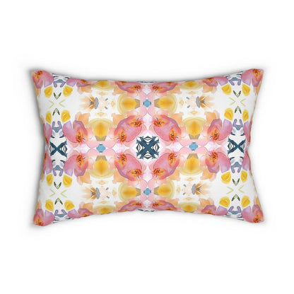 Spring Bloom Stripe | Throw Pillow - Throw Pillow - Piccolo Fiore Prints