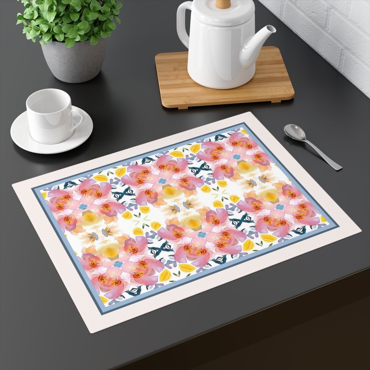 Spring Blooms | Placemat - Cotton Twill Placemat - Piccolo Fiore Prints