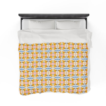 Springtime | Minky Throw Blanket - Minky Throw Blanket - Piccolo Fiore Prints
