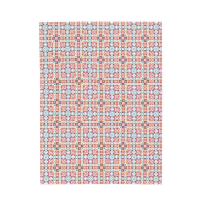 Square Bloom | Minky Throw Blanket - Minky Throw Blanket - Piccolo Fiore Prints