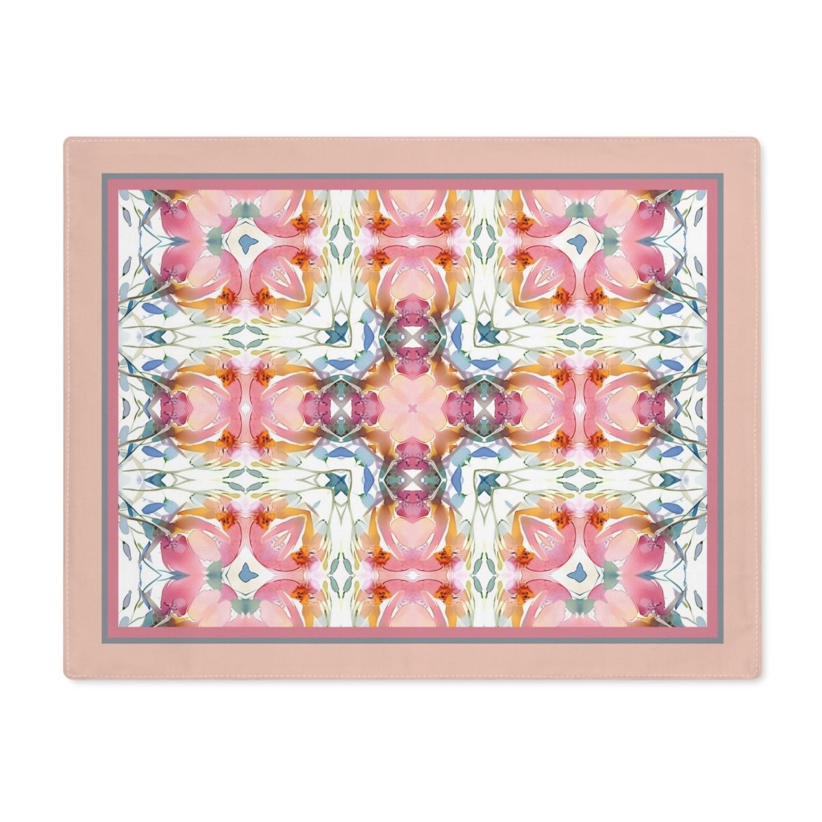 Square Bloom | Placemat - Cotton Twill Placemat - Piccolo Fiore Prints