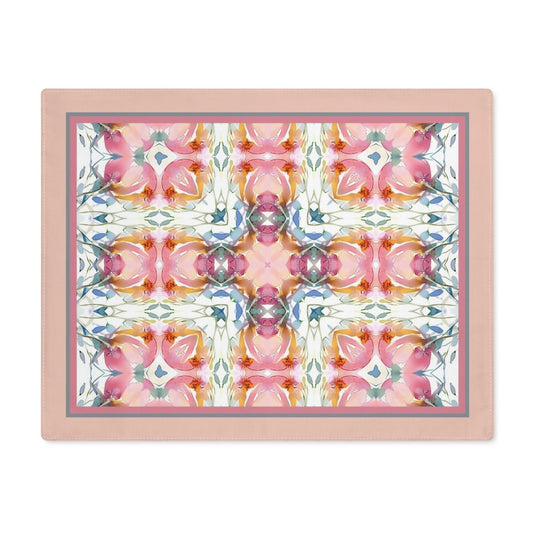 Square Bloom | Placemat - Cotton Twill Placemat - Piccolo Fiore Prints