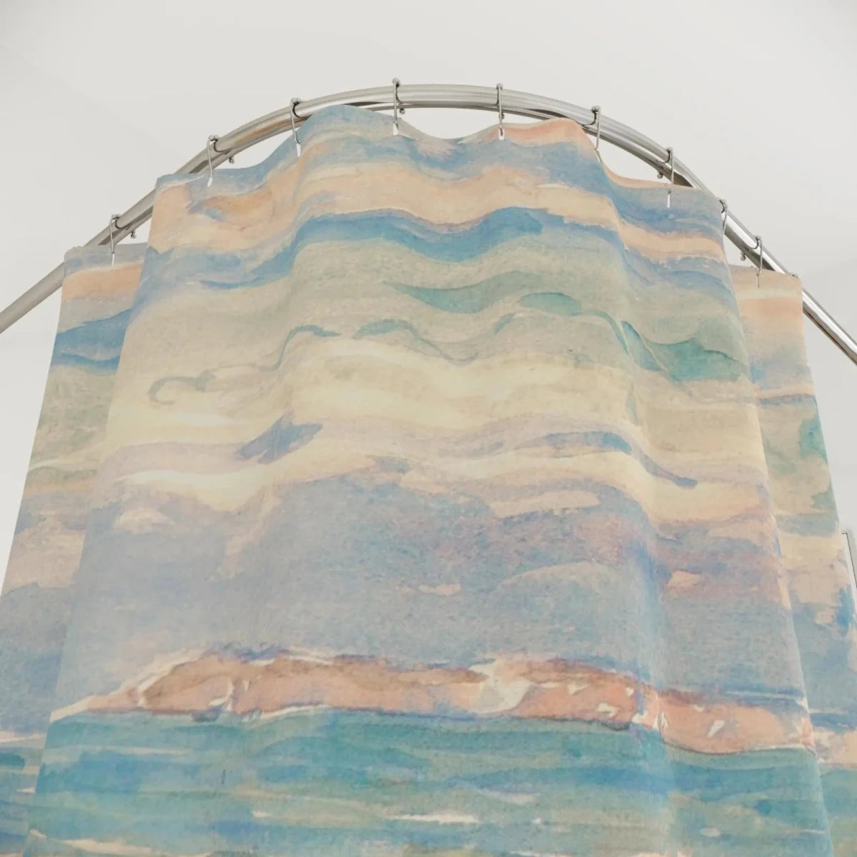 St Malo Beach Shower Curtain - Shower Curtain - Piccolo Fiore Prints