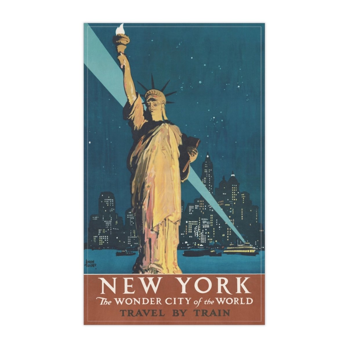 Statue of Liberty | Tea Towel - Tea Towel - Piccolo Fiore Prints