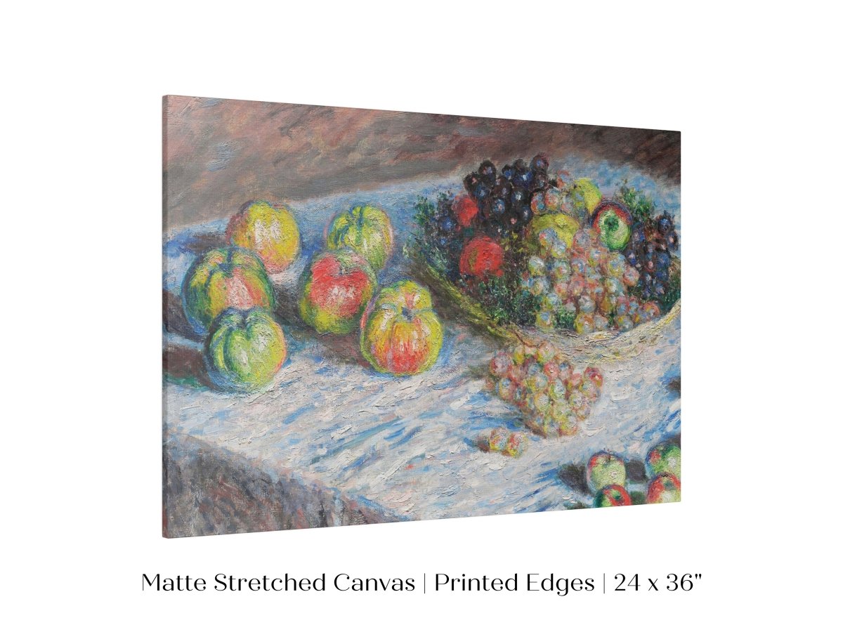 Still Life with Apples and Grapes | P44 - Single Art Prints - Piccolo Fiore Prints