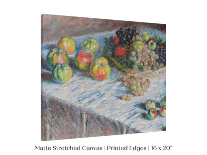 Still Life with Apples and Grapes | P44 - Single Art Prints - Piccolo Fiore Prints