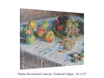 Still Life with Apples and Grapes | P44 - Single Art Prints - Piccolo Fiore Prints
