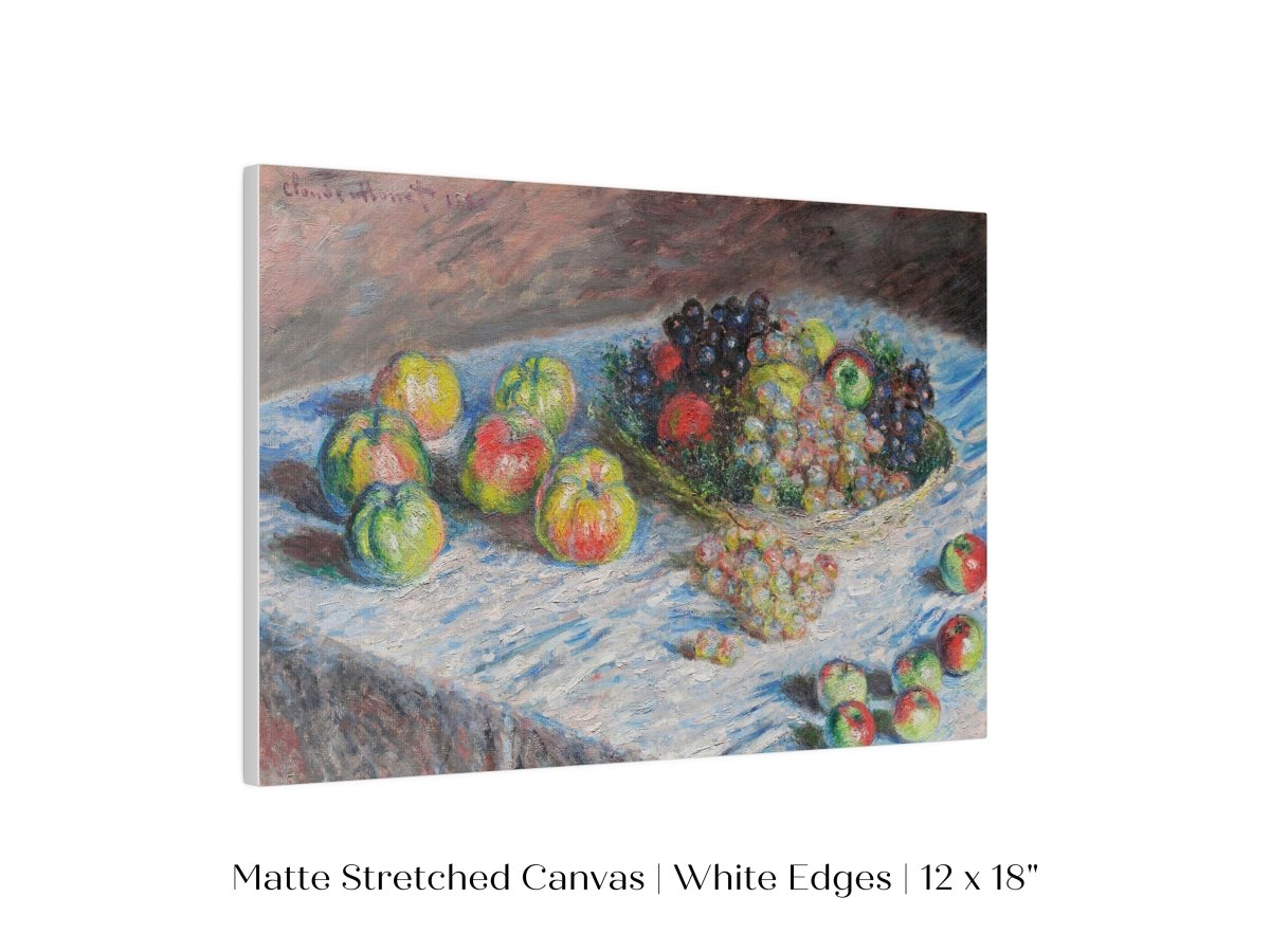 Still Life with Apples and Grapes | P44 - Single Art Prints - Piccolo Fiore Prints