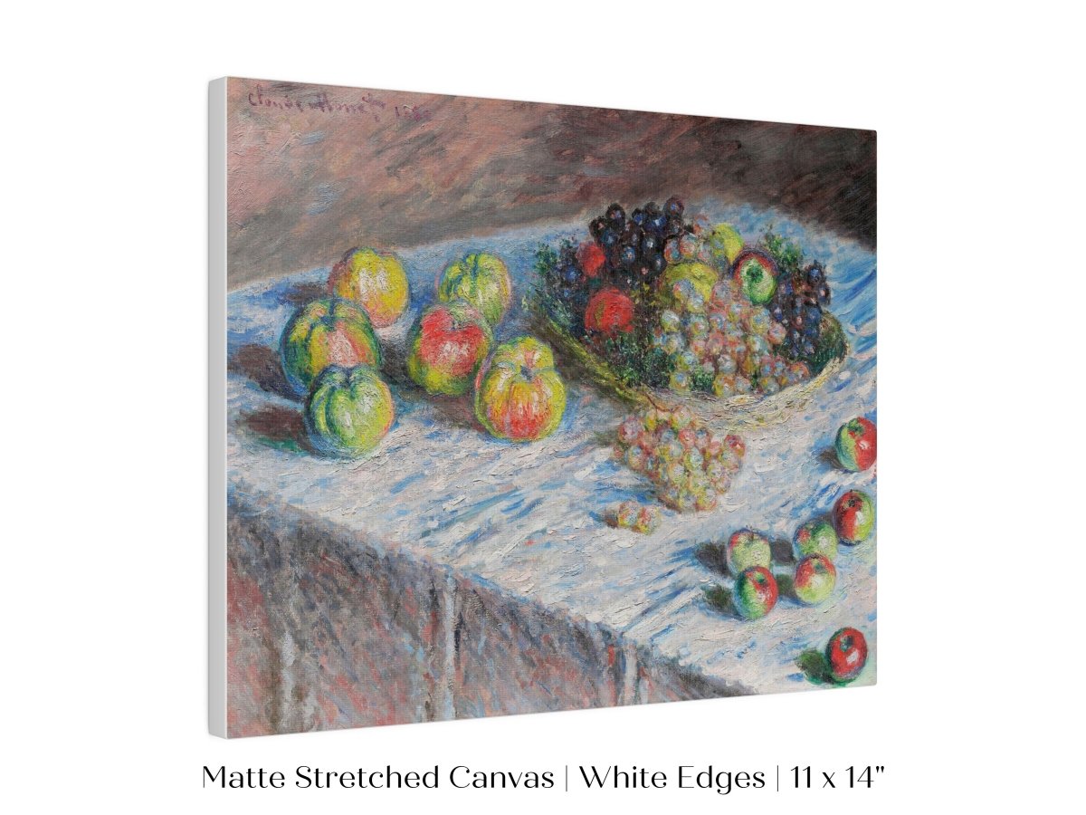 Still Life with Apples and Grapes | P44 - Single Art Prints - Piccolo Fiore Prints