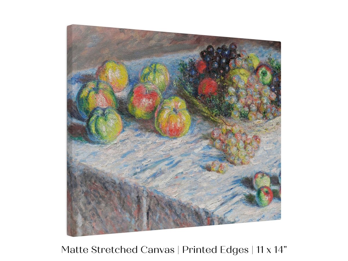 Still Life with Apples and Grapes | P44 - Single Art Prints - Piccolo Fiore Prints