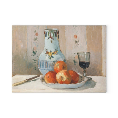 Still Life with Apples and Pitcher | Glass Chopping Board - Glass Chopping Board - Piccolo Fiore Prints